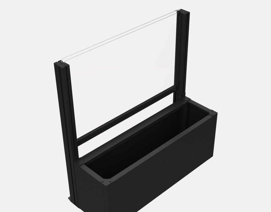 Mamparas de cristal exteriores | Cerramientos terrazas de hostelería